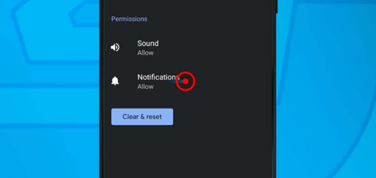 6 chrome android website notificaion permission