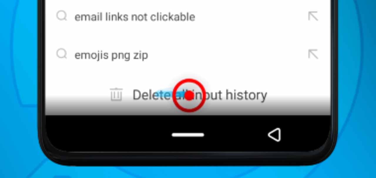 3 uc mini delete all input history