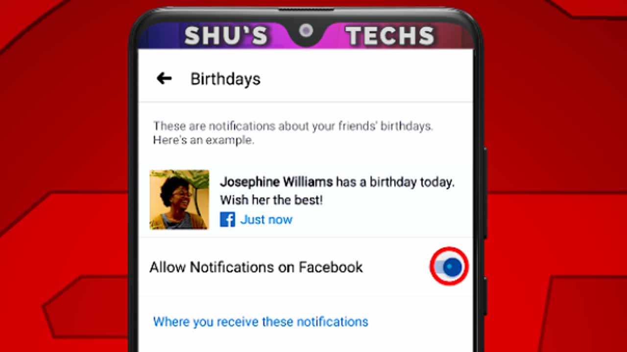 7 disable facebook birthday notification switch