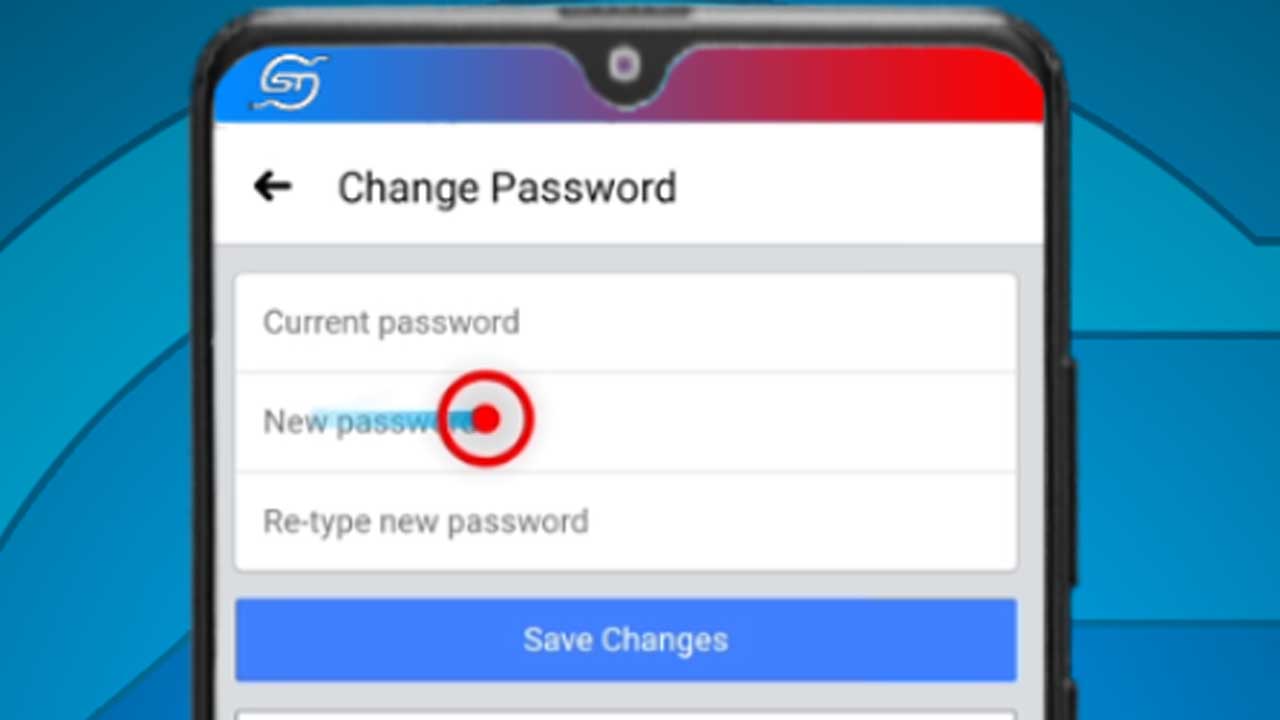 6. facebook android change password screen