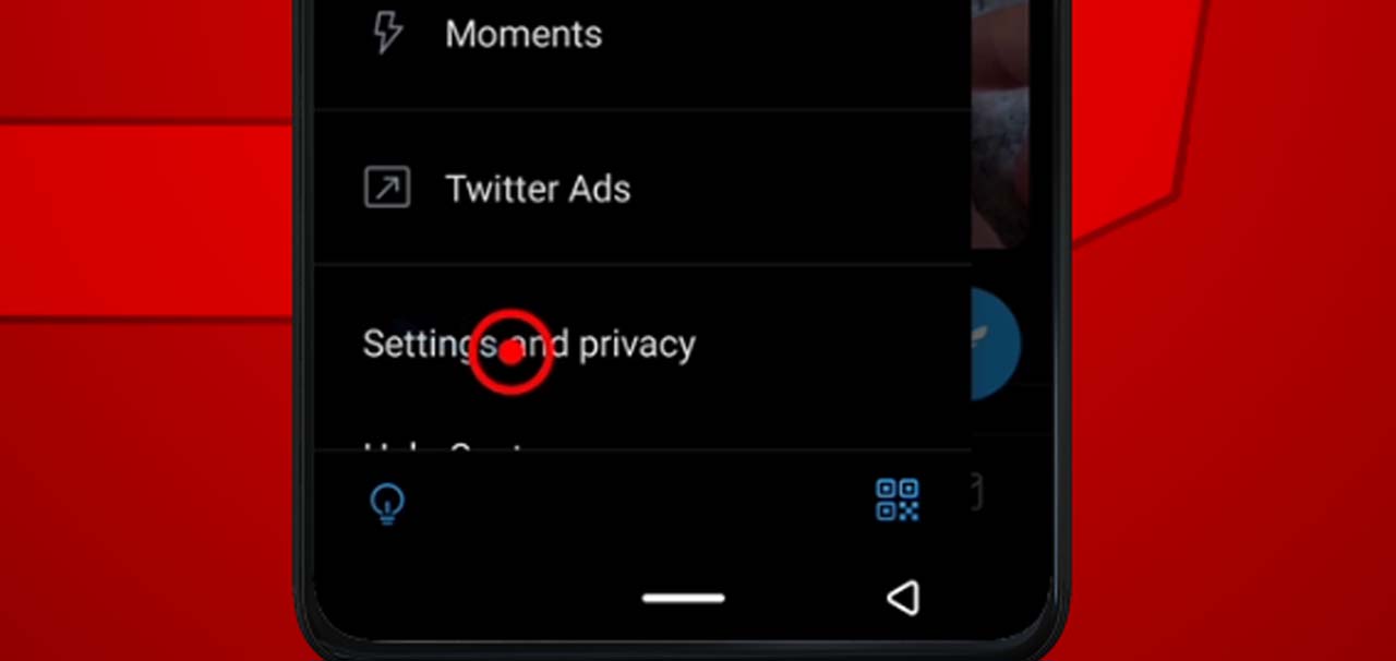 2 twitter android settings and privacy option