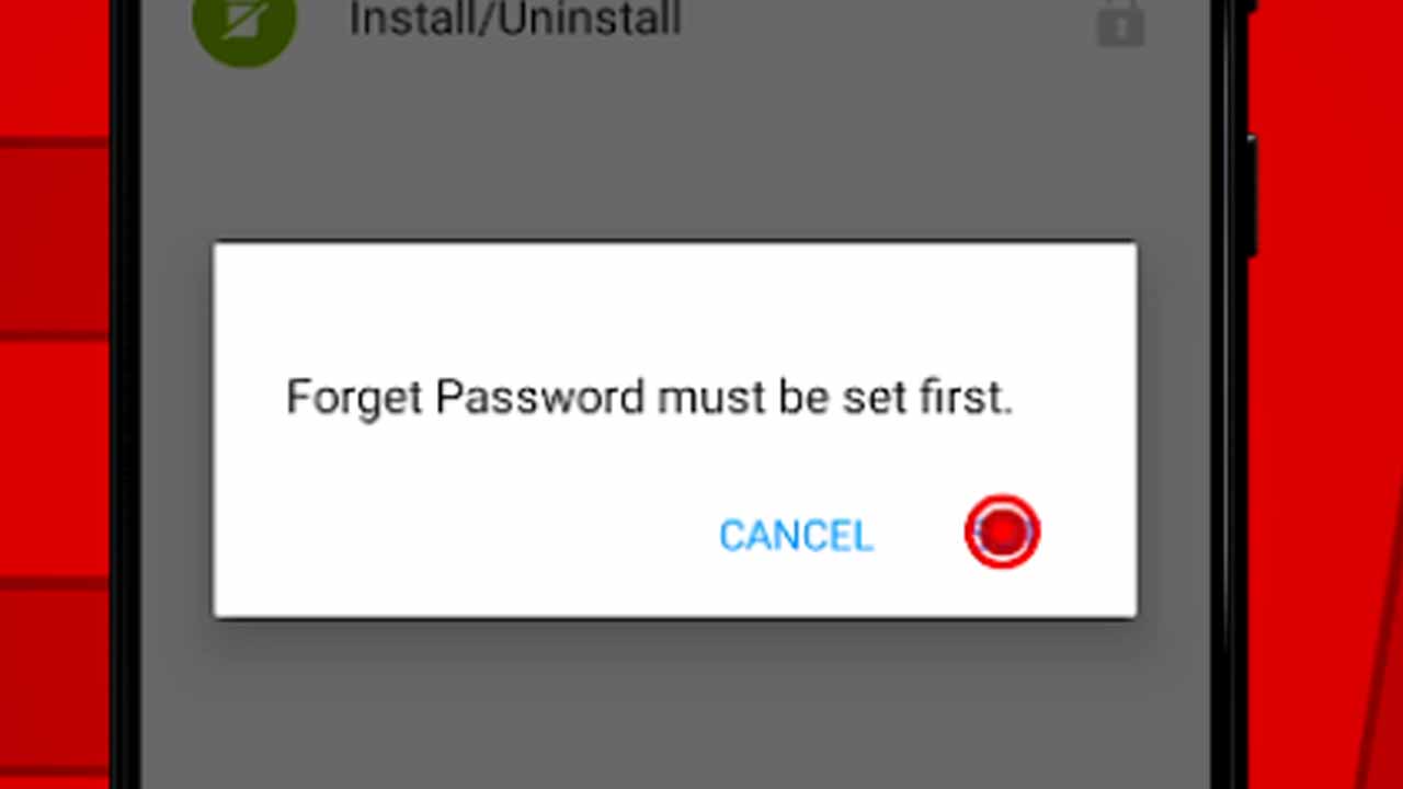 12 set forgot password smart app lock
